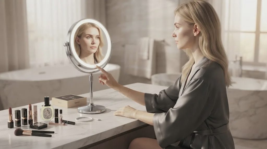 Dienmern 1X/20X Rechargeable Vanity Mirror Review: My Honest Take on This Lighted Makeup Mirror