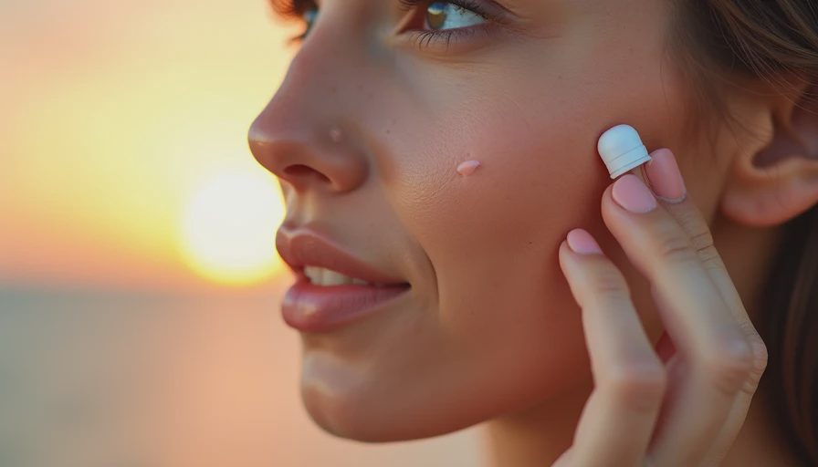 Visual context for moisturizer with spf