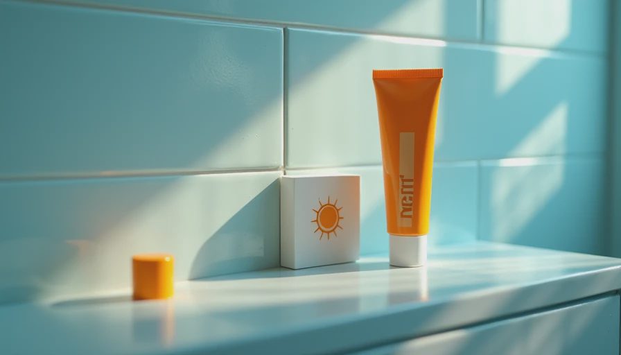 Visual context for non comedogenic sunscreen
